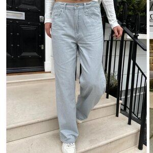 brandy melville gigi striped jeans